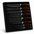 Hasuki Damaskusknivset – 8 delar