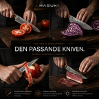 Hasuki Damaskusknivset – 8 delar